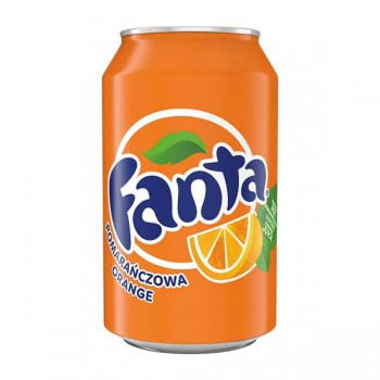 Fanta Laranja Lata 330ml